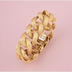18k Yellow Gold Curb Chain Bracelet
