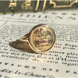 Bague d’amour Augis en or jaune 18K