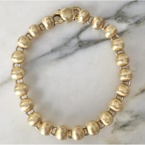 Bracelet boules en or jaune 18K