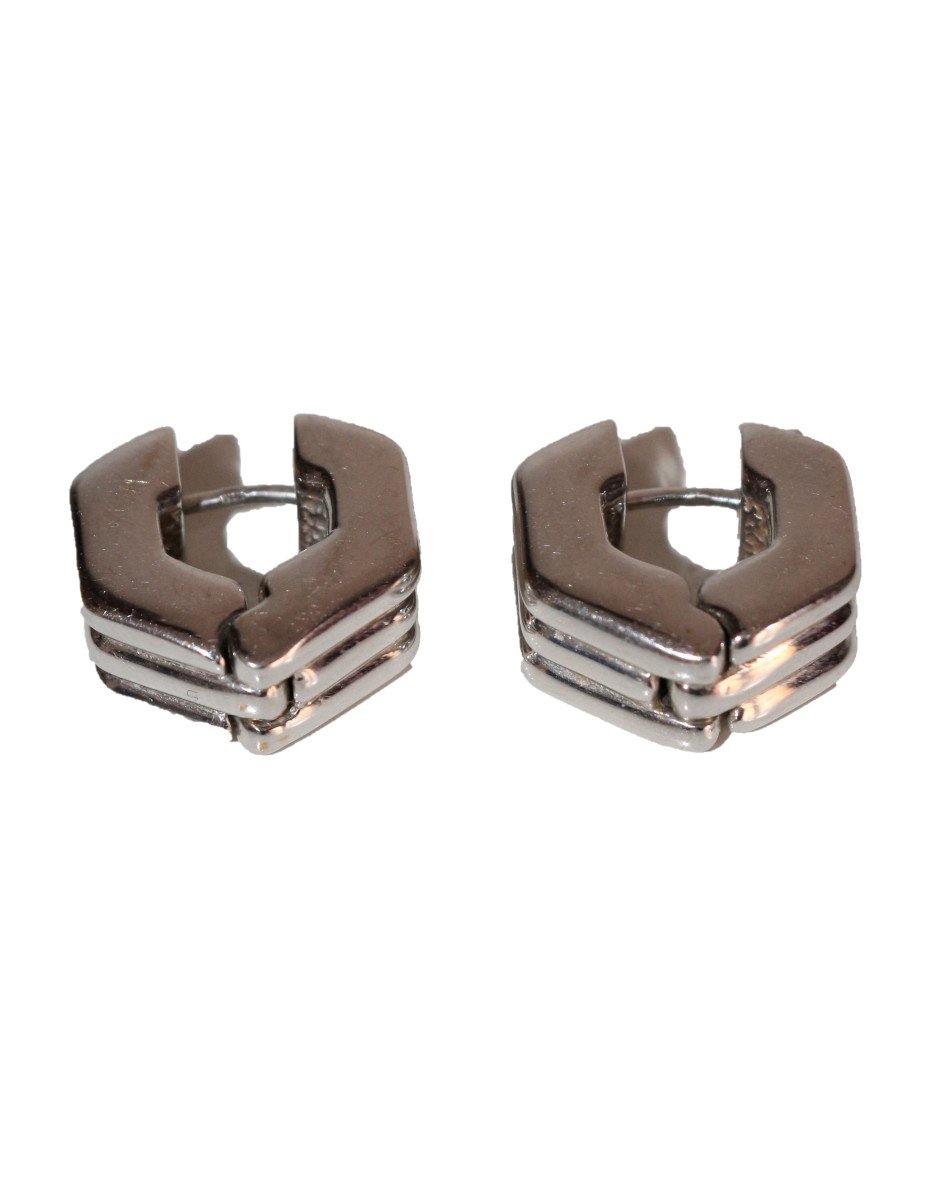 Chimento Vintage Pierced Earrings In White Gold