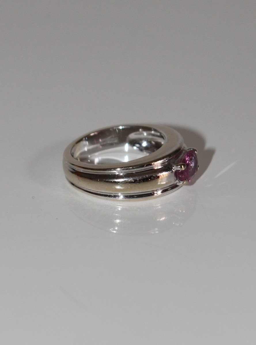 Boucheron Bague Axelle Saphir Rose-photo-1