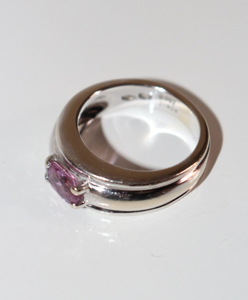 Boucheron Bague Axelle Saphir Rose-photo-5