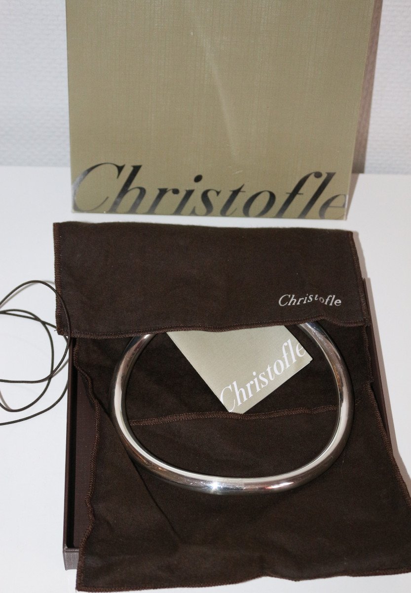 Collier En Argent Christofle Dans Son Coffret-photo-2