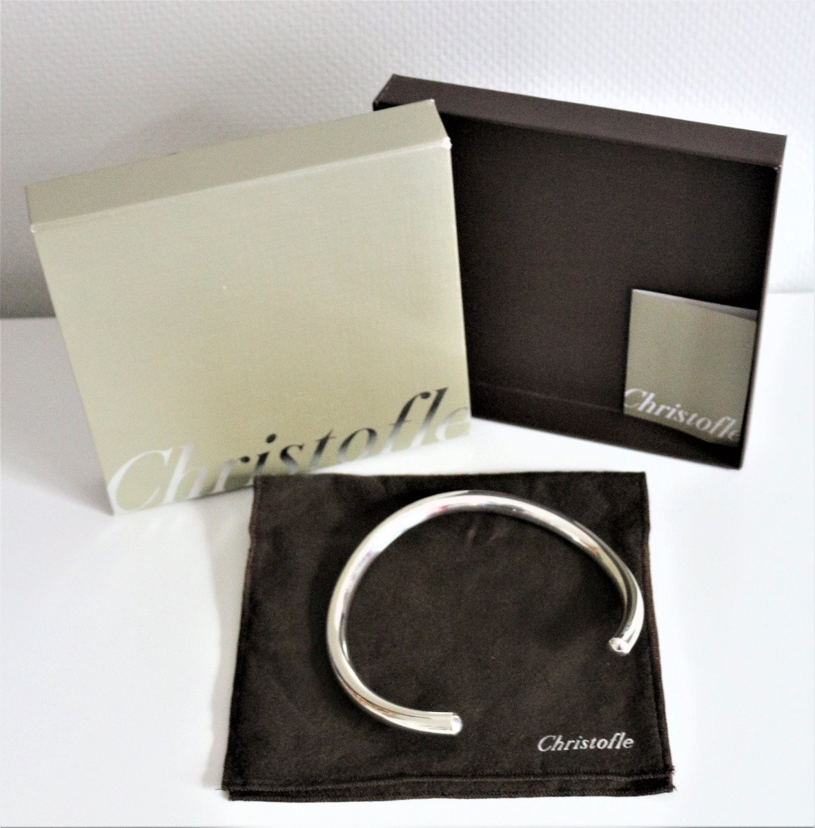 Collier En Argent Christofle Dans Son Coffret-photo-6