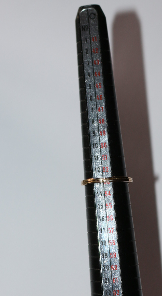 Bague Perle de culture or jaune monture striée-photo-4