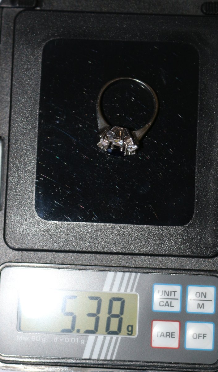Sapphire Diamond Daisy Ring-photo-6