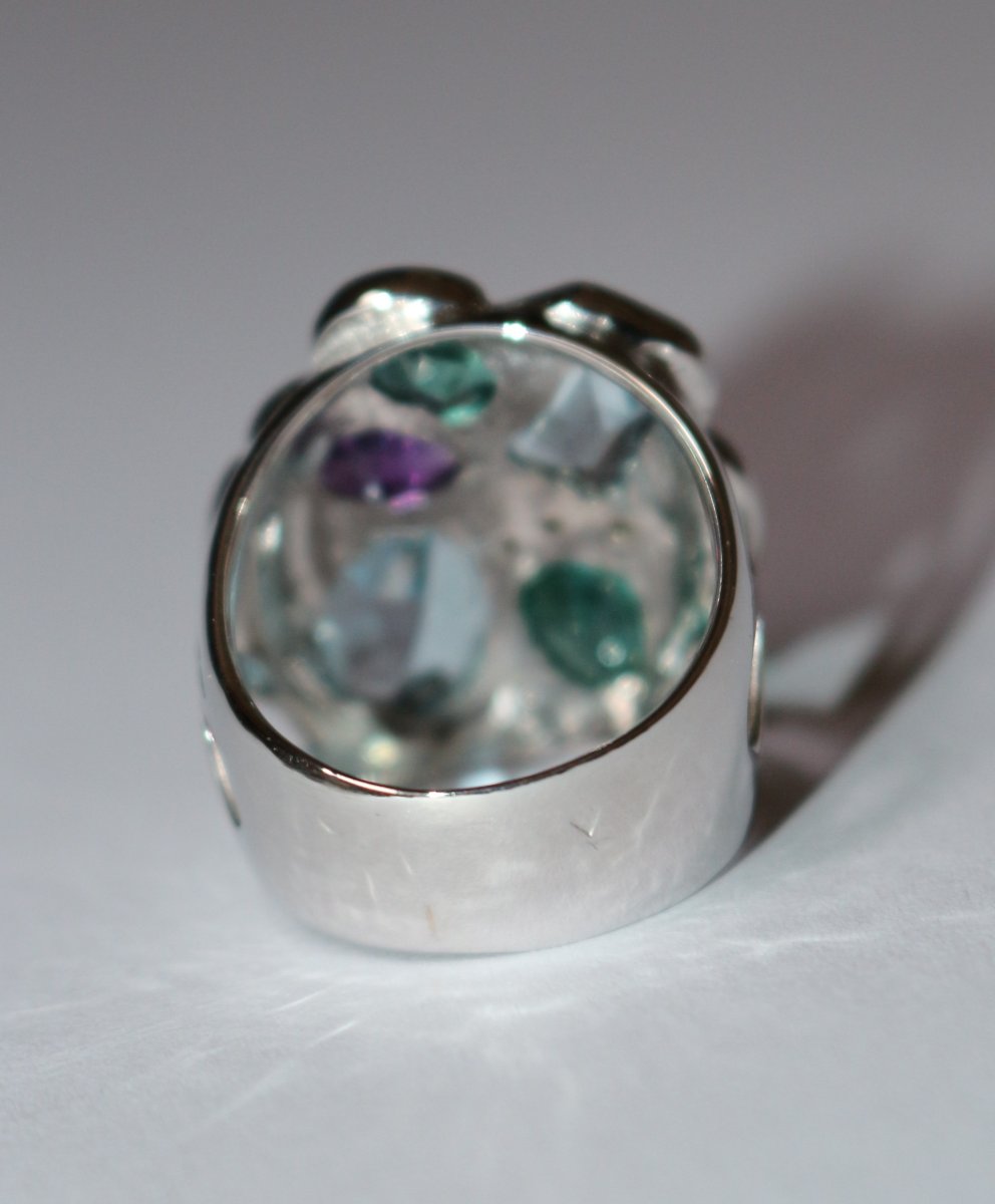 Unique Multi-stone Ring-photo-3
