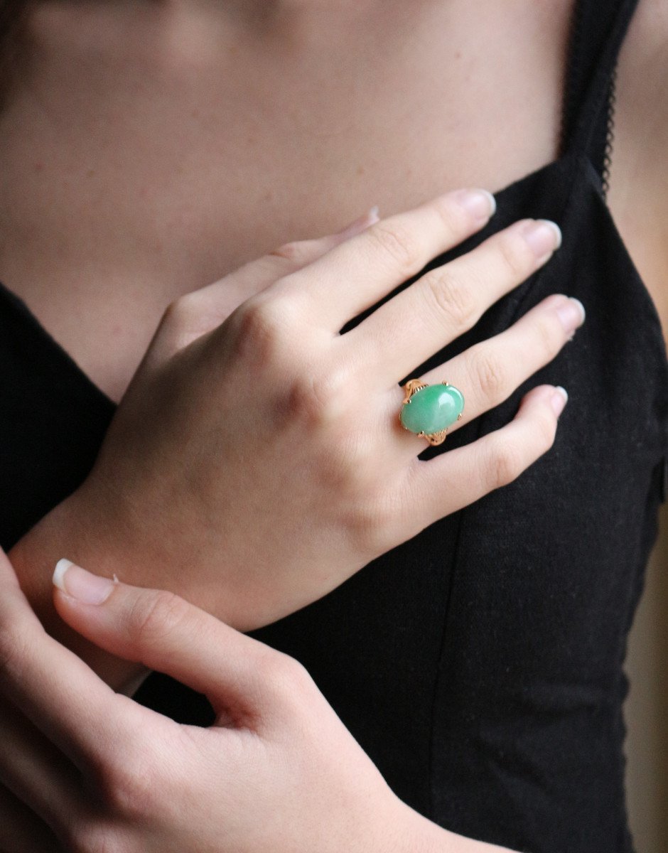 Jade Cabochon Ring-photo-3