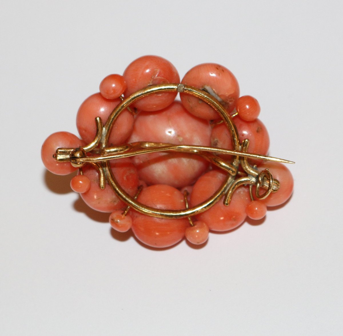 Napoleon III Coral Brooch-photo-6
