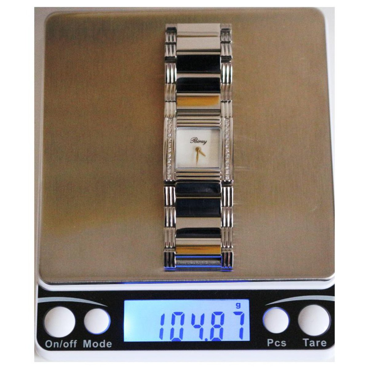 Poiray Watch Ma Première Cuff Steel And Diamonds-photo-1