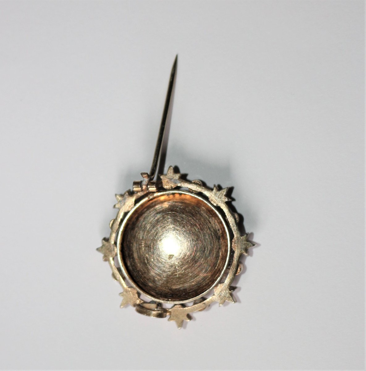 Brooch Silver Vermeil Miniature-photo-2