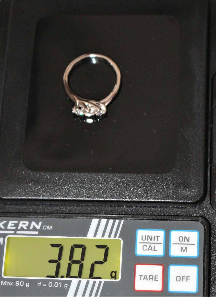 Garter Ring In White Gold-photo-4