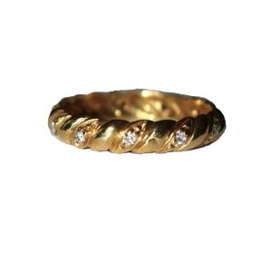 Yellow Gold Diamond Wedding Band