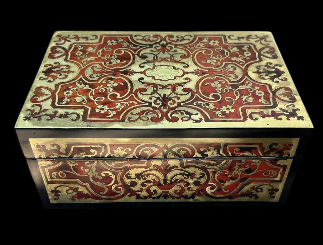 19th Century Boule Marquetry Box 