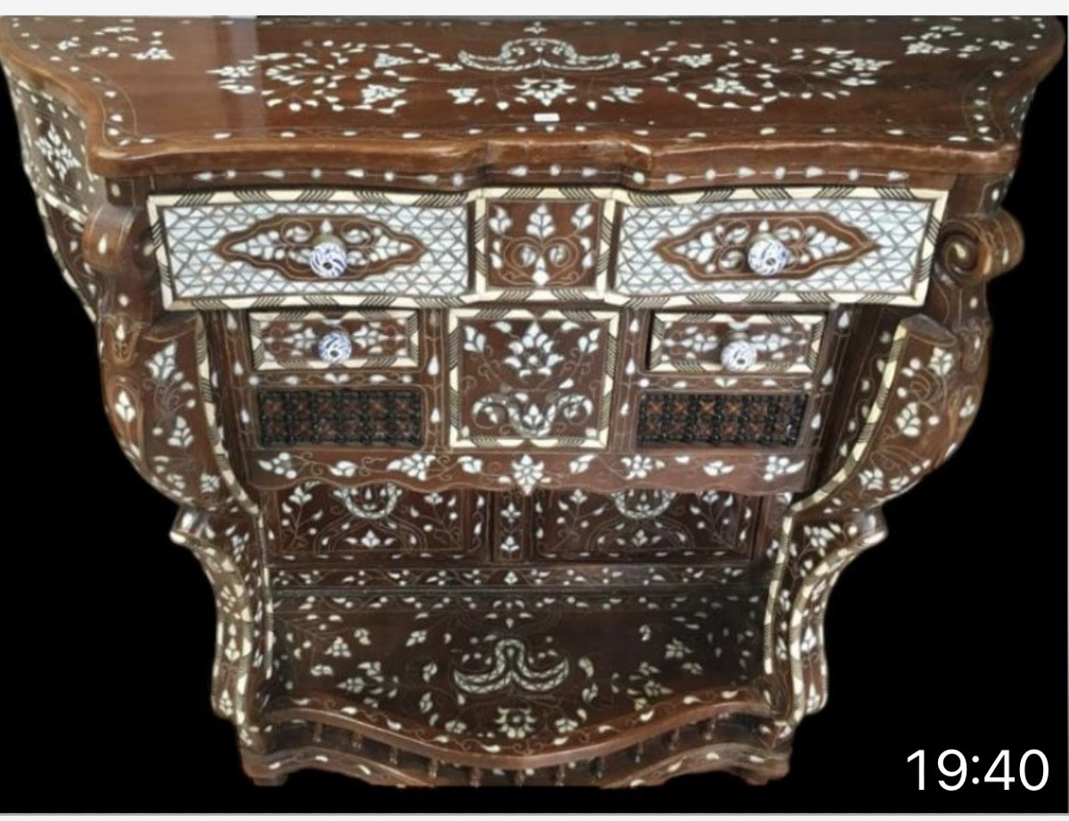 Syrian Console Inlaid With Mother-of-pearl -photo-3
