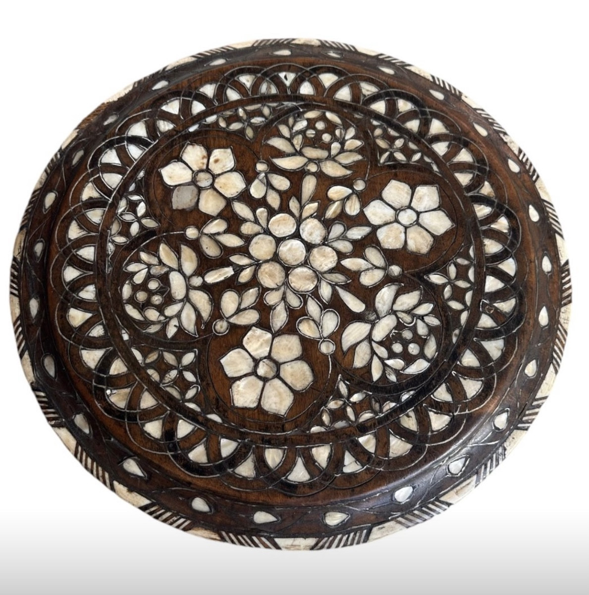 Ottoman Syrian Saddle Inlaid With Mother-of-pearl, 19th Century -photo-2