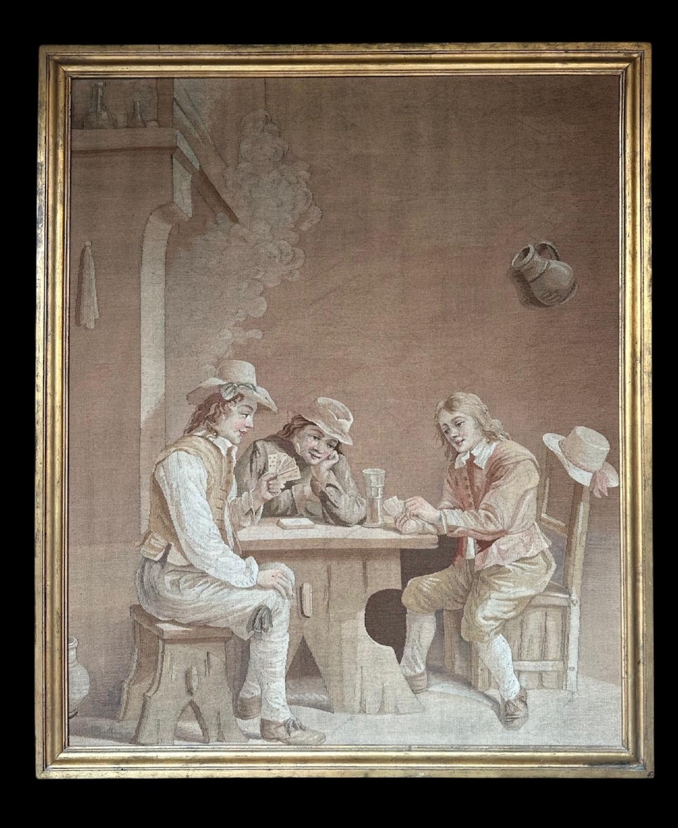 Handmade Aubusson Tapestry, 19th Century 