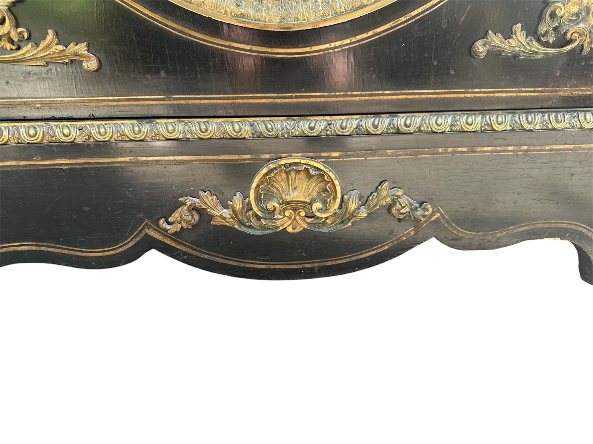 Paire de meuble à hauteur d’appuis Napoléon  III  Boulle .-photo-2