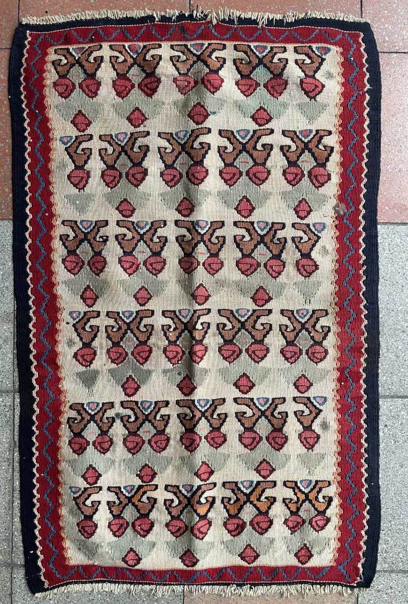 Kilim  vintage  Iran -Senneh 