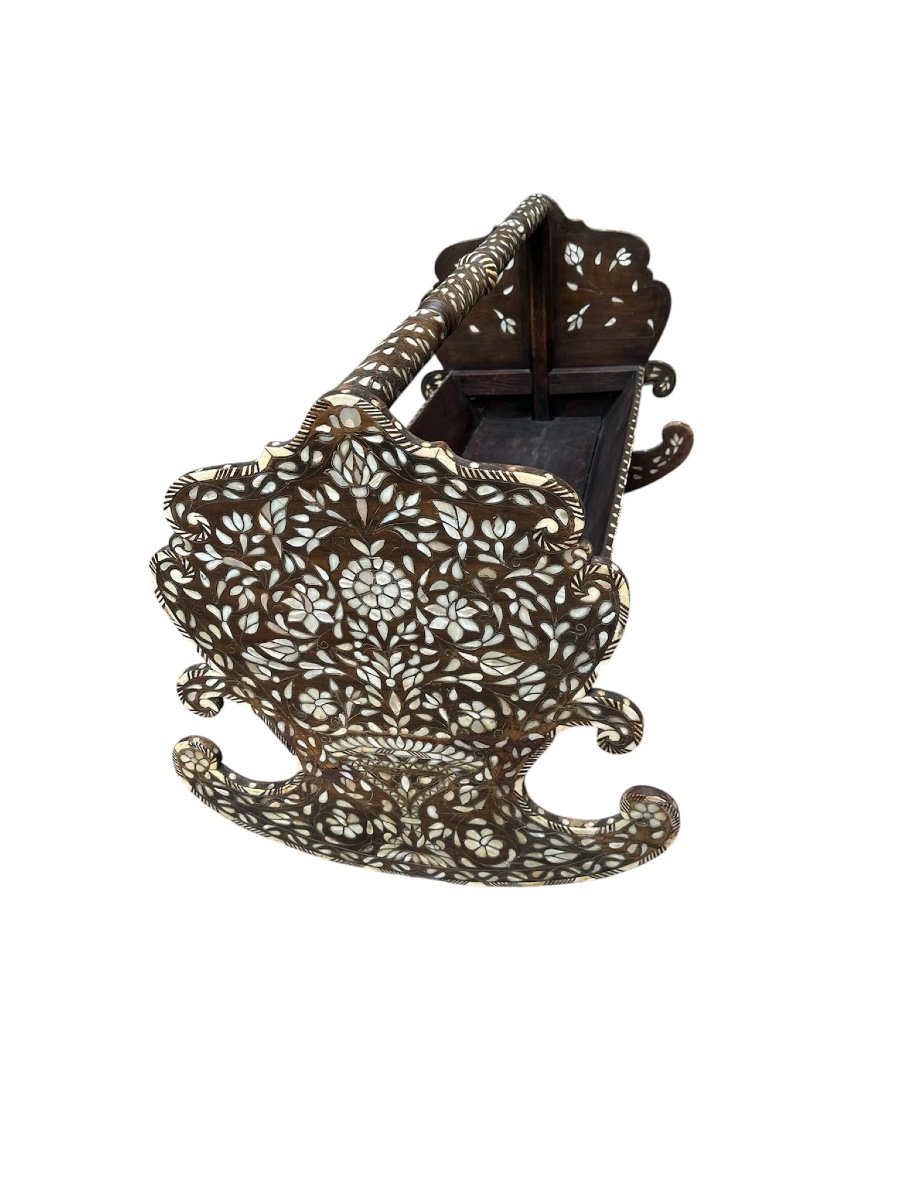 Ottoman Cradle Inlaid With Mother-of-pearl -photo-4