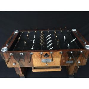 Exceptional Table Football In Rio Palissante Wood, Maison E.laporte 