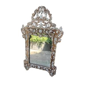 Syrian Mirror Inlaid With Mother-of-pearl