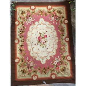 Handmade Aubusson Rug XIX Century