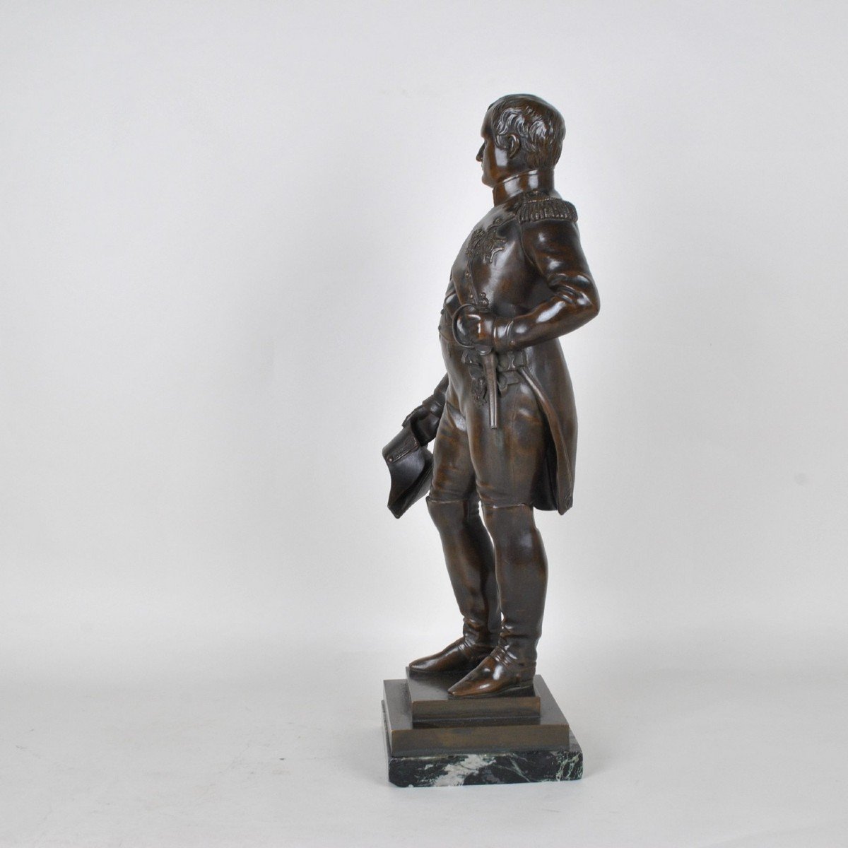 Grégoire, Bonaparte Debout,  Bronze Signé, XIXème Siècle -photo-4