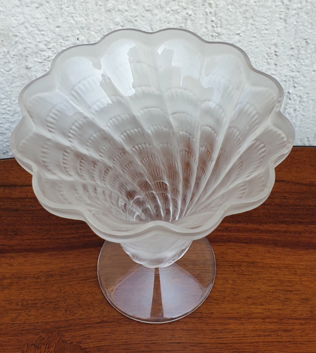 Lalique France, Ice Cream Bowl, 20th Century-photo-4