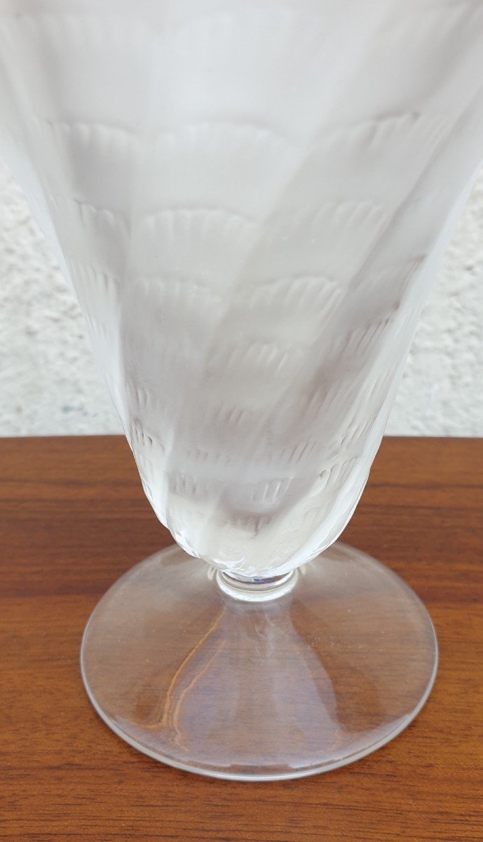 Lalique France, Ice Cream Bowl, 20th Century-photo-3