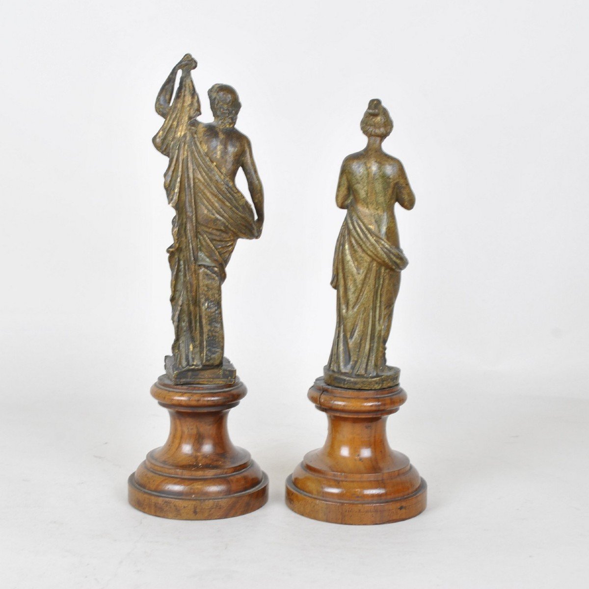 Women In The Antique, Bronzes, XIXth Century-photo-2