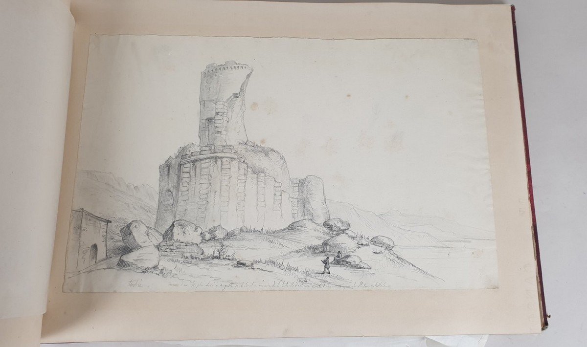 Album De Dessins De Voyage, XIXème Siècle-photo-2