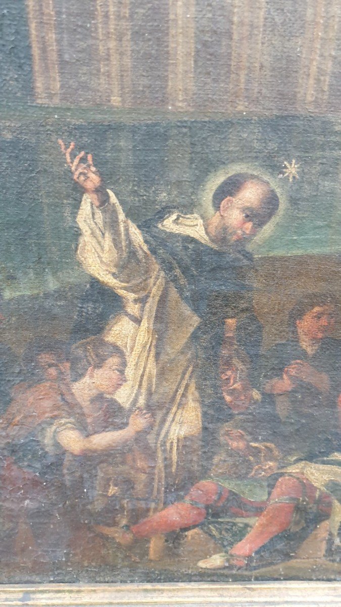 Miracles Of Saint Vincent Ferrer, Eighteenth Century School-photo-2