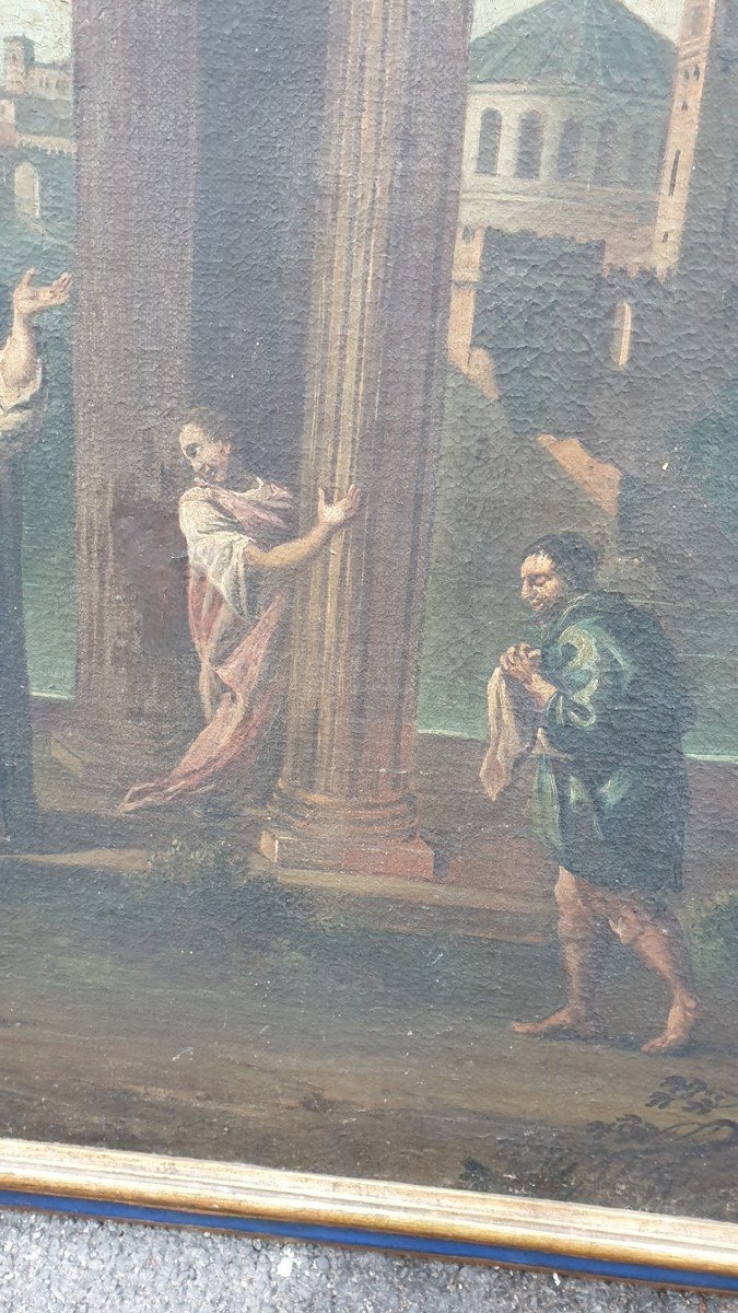 Miracles Of Saint Vincent Ferrer, Eighteenth Century School-photo-4