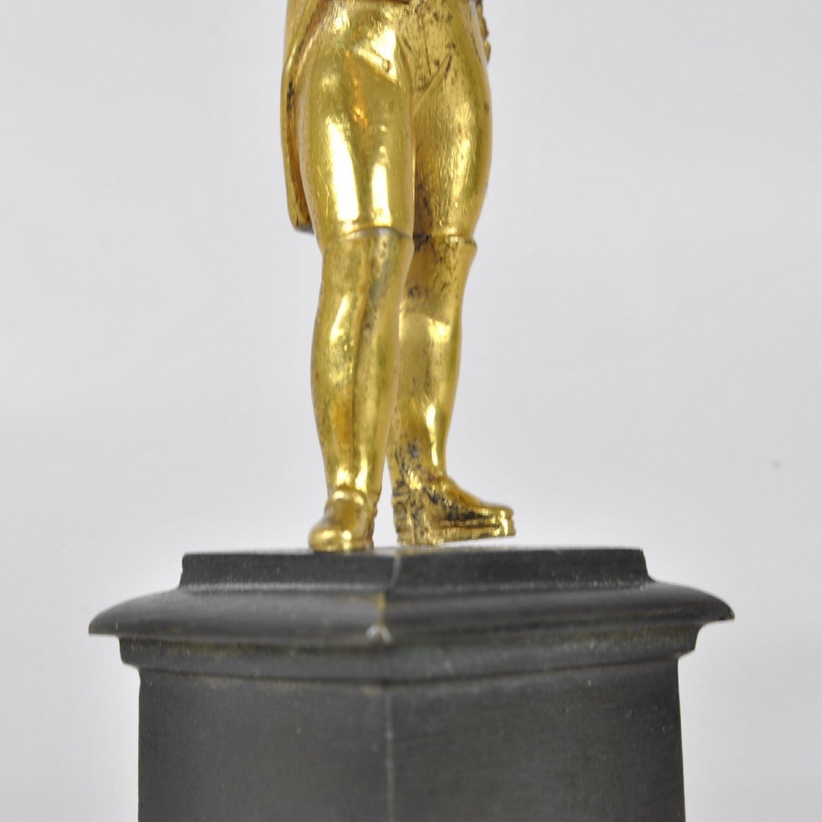 Napoléon Bonaparte Debout, Sculpture En Bronze Doré, XIXème Siècle-photo-2