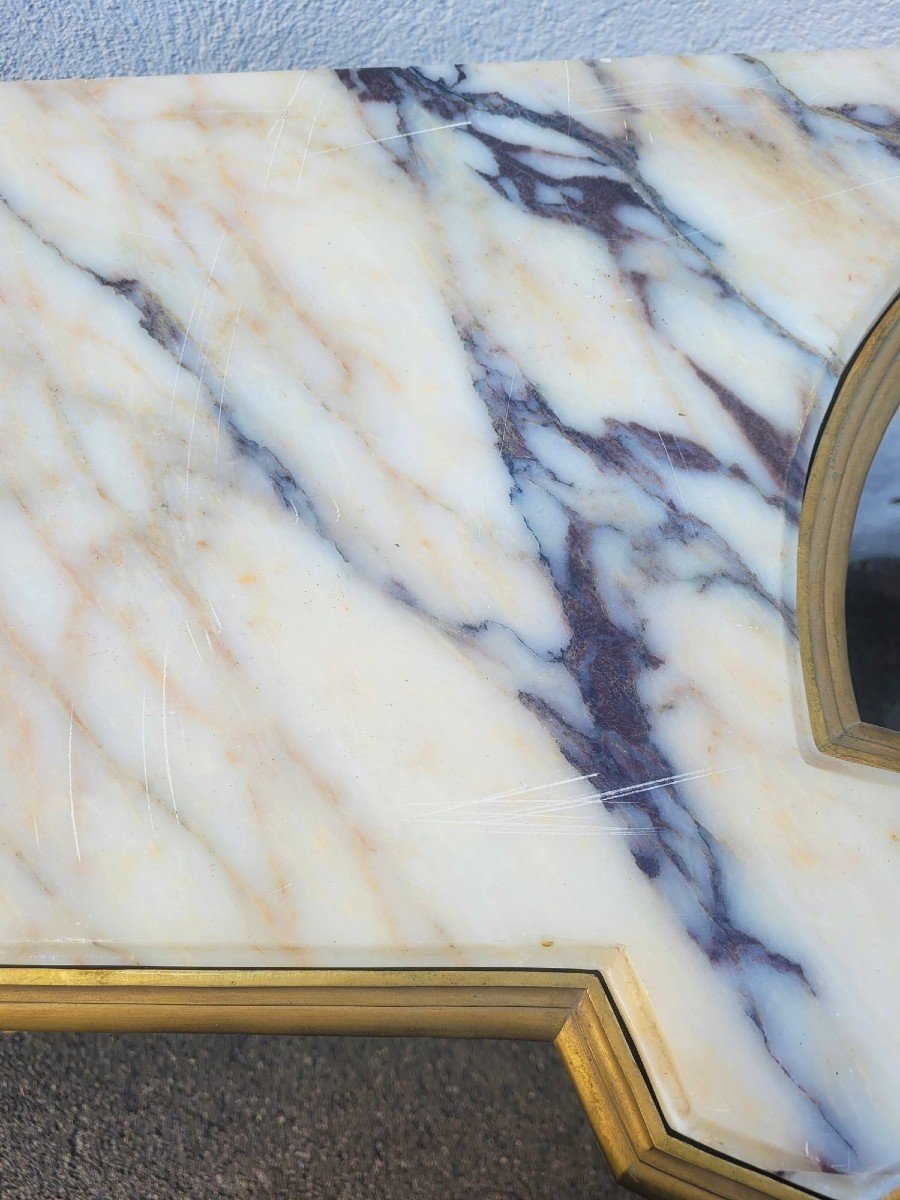 *special Offer*sideboard At Support Height In Marquetry, Napoleon III, 19th Century-photo-3