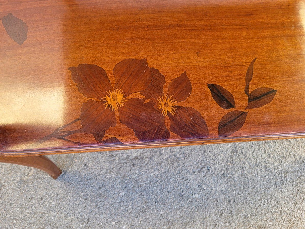 Majorelle, Clematis Tea Table, Art Nouveau, Late 19th Early 20th Century-photo-3