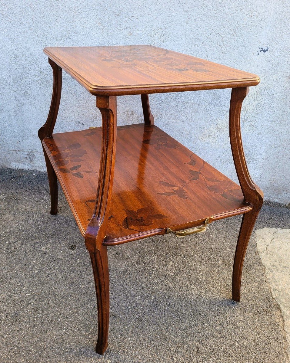 Majorelle, Clematis Tea Table, Art Nouveau, Late 19th Early 20th Century-photo-5