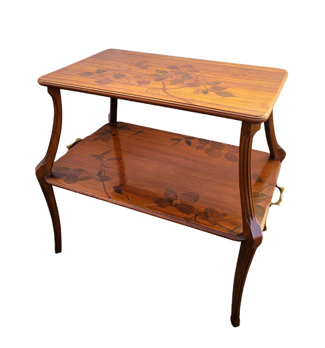 Majorelle, Clematis Tea Table, Art Nouveau, Late 19th Early 20th Century
