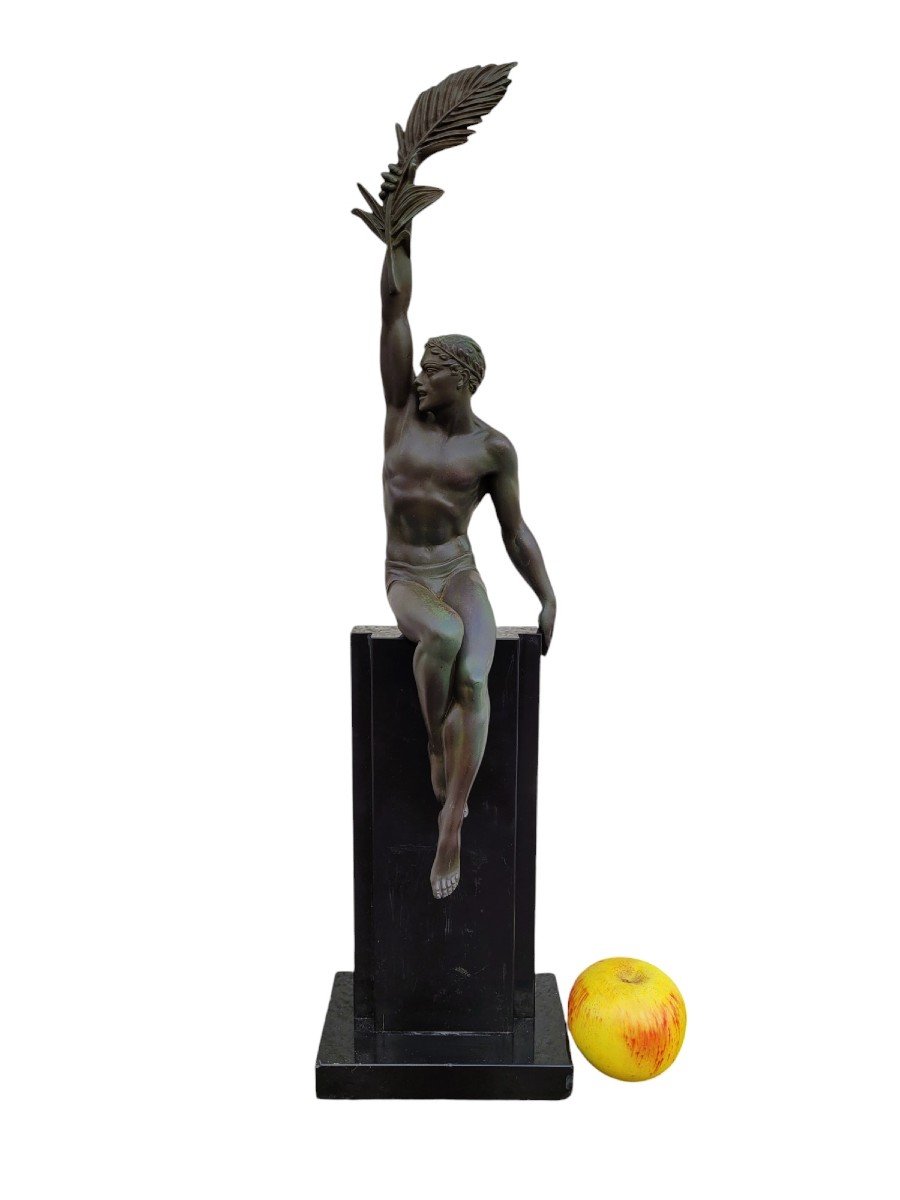 P Le Faguays -max Le Verrier, Gloire, Sculpture Art Déco, XXème Siècle