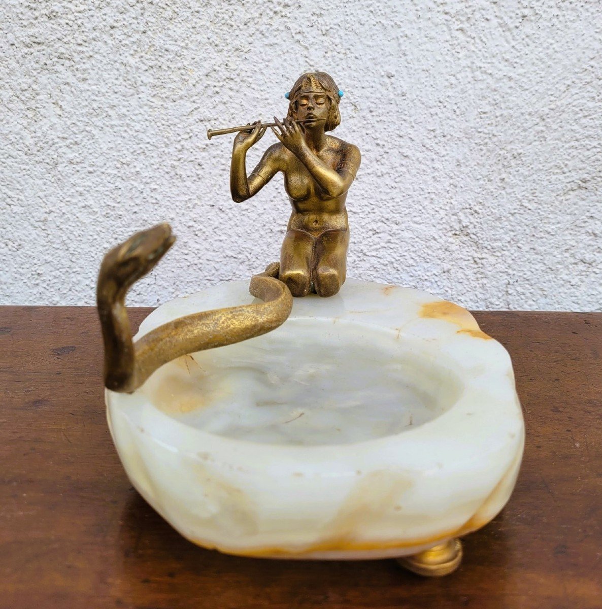 Snake Charmer, In The Style Of Preiss, Bronze, Art Deco, 20th Century-photo-7