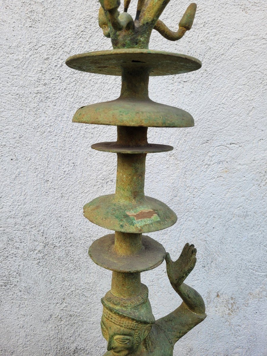 Thymiaterion Or Etruscan Incense Burner, Grand Tour, 19th Century-photo-3