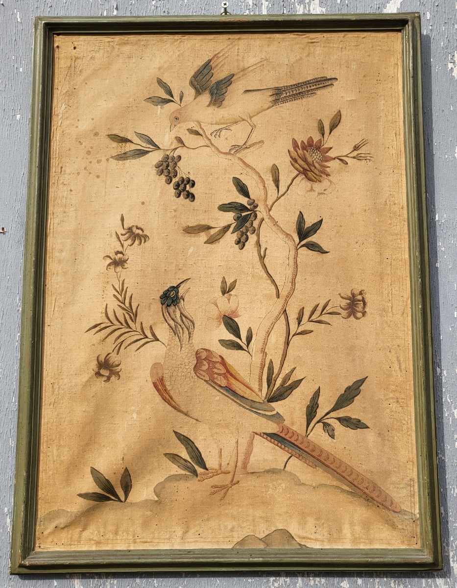 Wallpaper With Birds, Torino Or China, 18th/19th Century