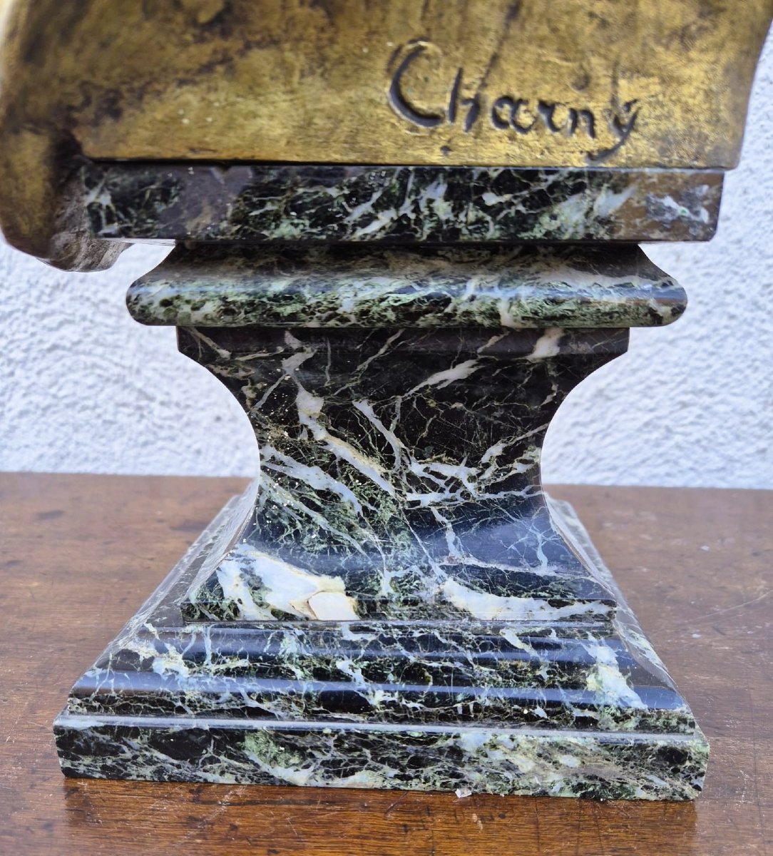 Charny, Bust Of An Oriental Woman In Marble, Late 19th-early 20th Century-photo-4