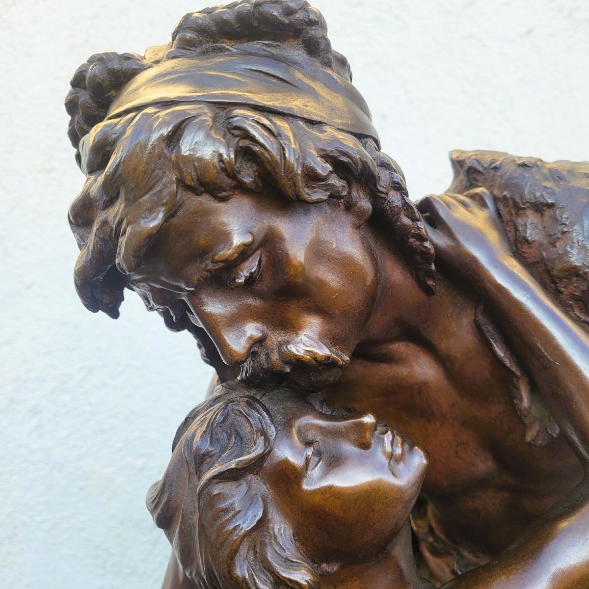 H Plé (1853-1922), Siot Decauville, The Gauls, Large Signed Bronze, Late 19th Century -photo-3