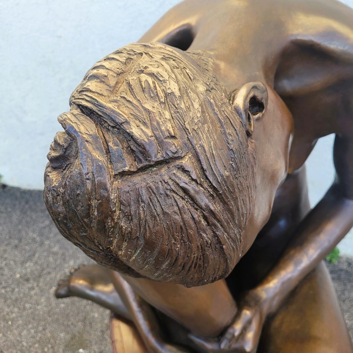 M Ventura, Nude Of A Woman, Signed Bronze, Late 20th Century-photo-3