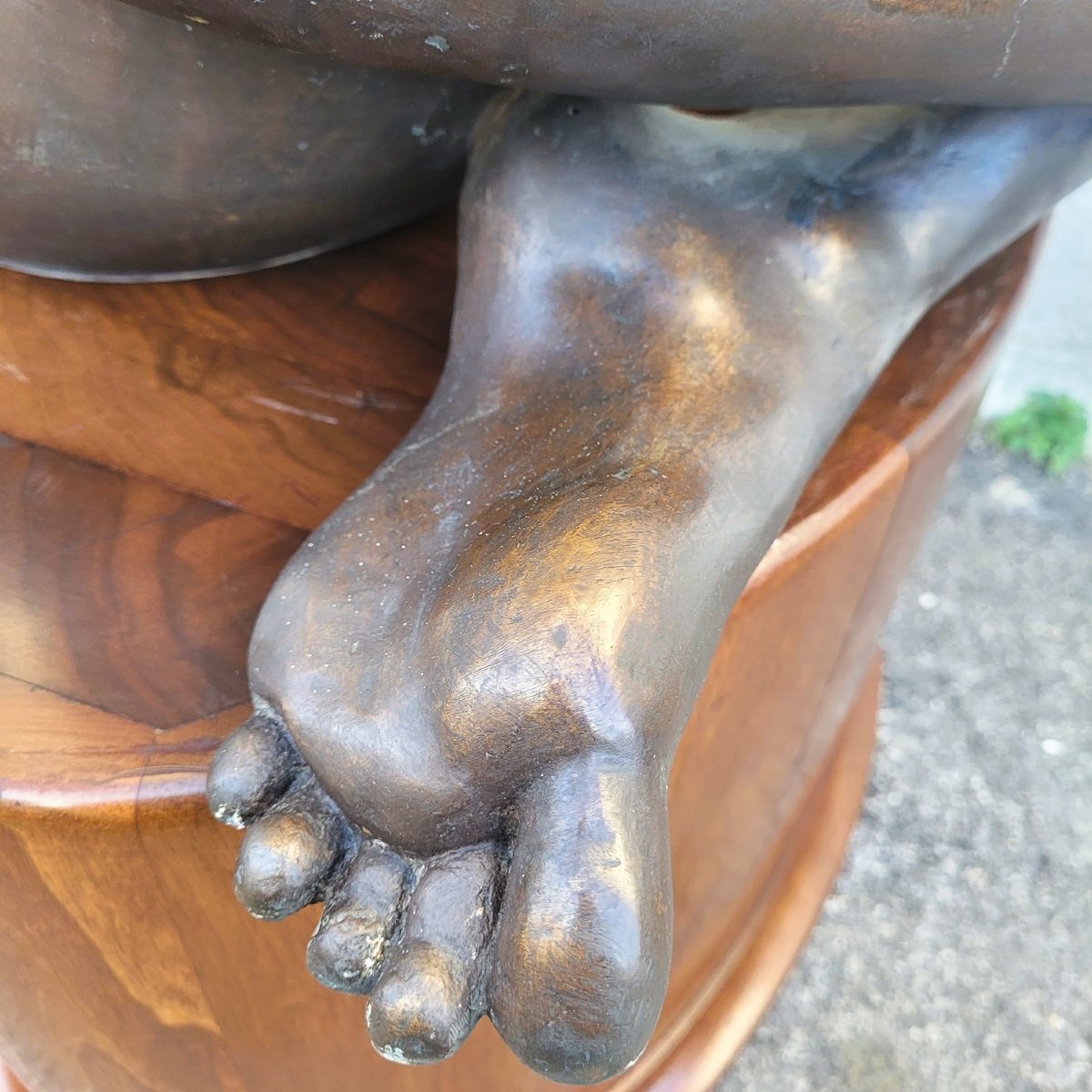 M Ventura, Nude Of A Woman, Signed Bronze, Late 20th Century-photo-6