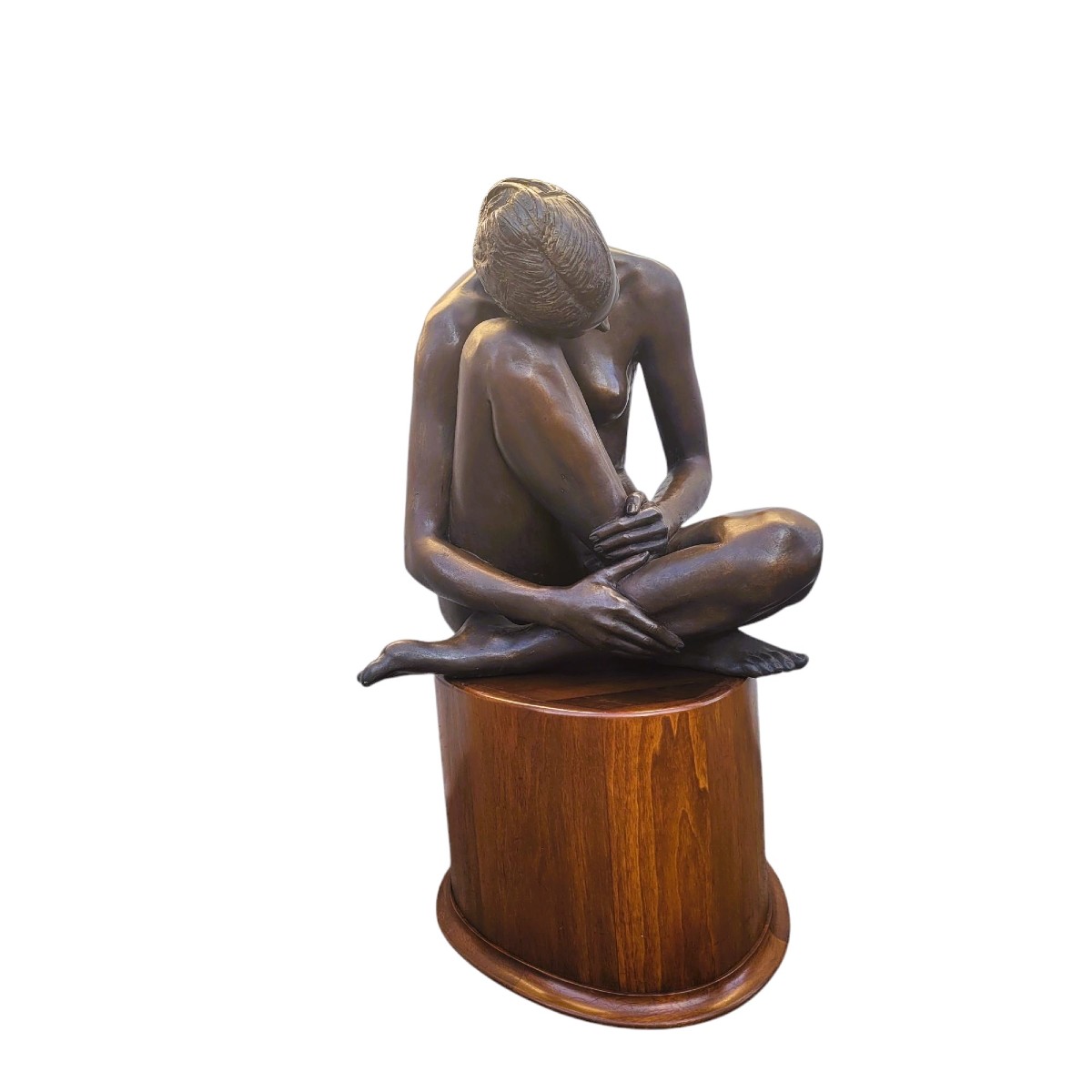 M Ventura, Nude Of A Woman, Signed Bronze, Late 20th Century