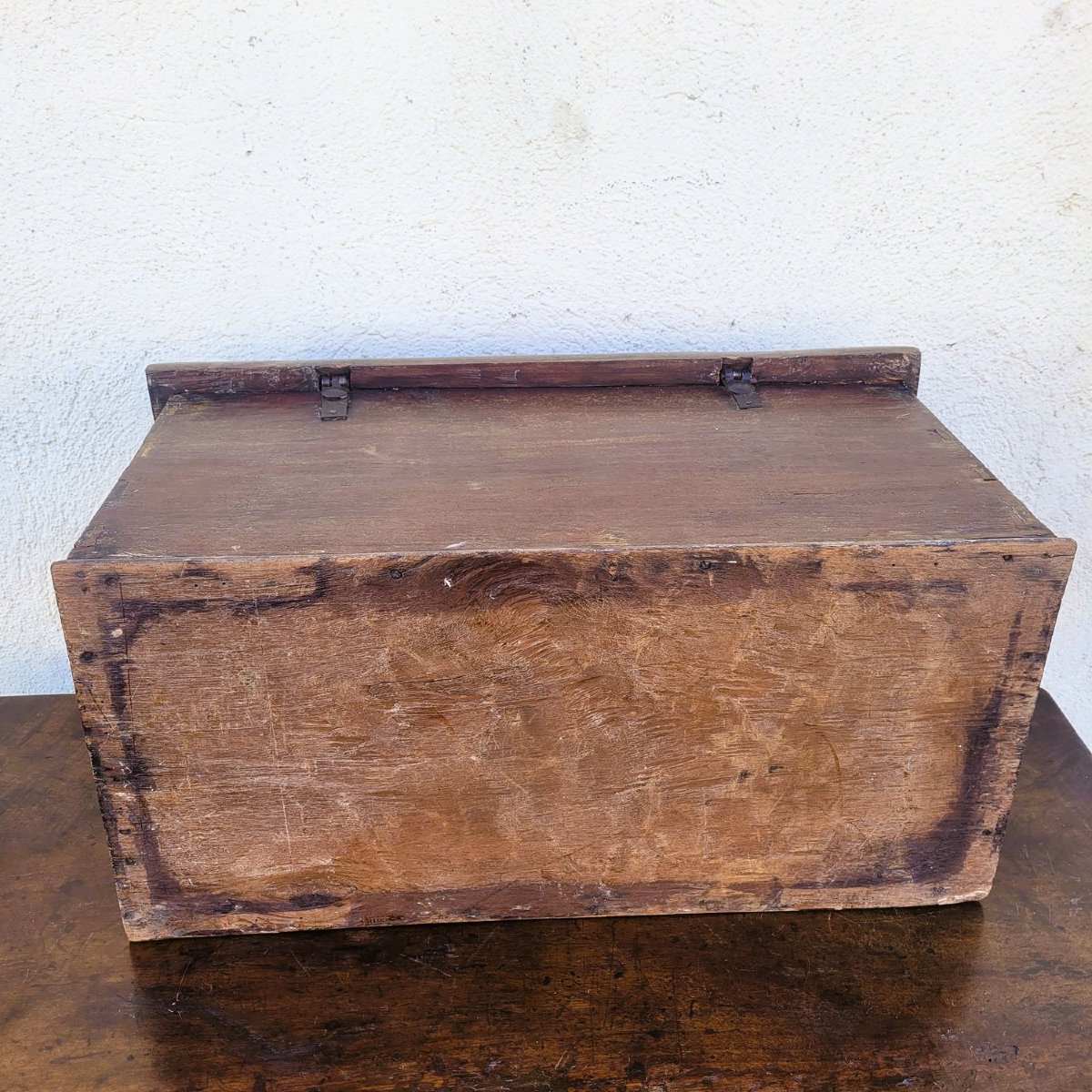 Wooden Chest With Mother-of-pearl Marquetry, Syria, 19th Century-photo-7