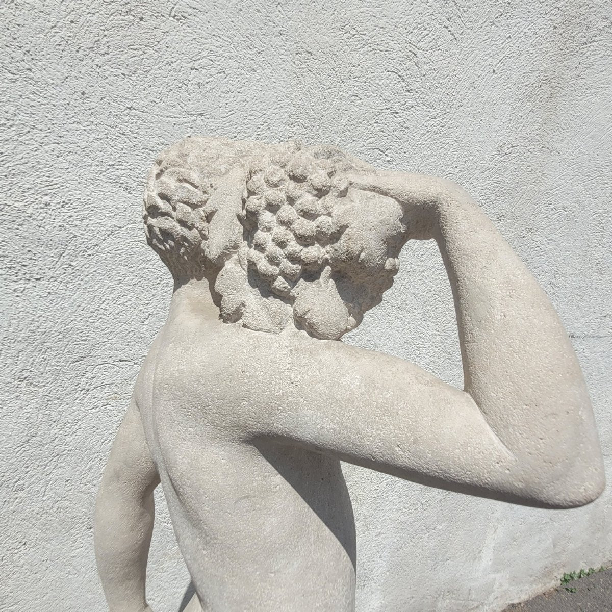 André Deluol, Homme debout, Sculpture en pierre, XXème siècle-photo-1
